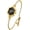 Gold-Black Face, variant on Delicate Bracelet Watch for Her, 3ATM Water-Resistant Analog Timepiece, Anniversary Present for Wife/Daughter/Mom