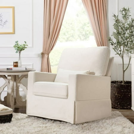 UPC: 0048517844342 | Namesake Crawford Pillowback Comfort Swivel Glider in Performance Cream Eco-Weave