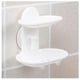 thumbnail image 2 of Double Soap Dish Strong Suction Soap Holder Cup Tray for Shower Bathroom (White), 2 of 5