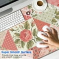 thumbnail image 2 of Long Mouse Pads for Desk,Pioneer Flower Floral Print Pattern Desk Mats on Top Of Desks, Desk Mouse Pad Extra Large with 3mm Non-Slip Base and Stitched Edge for Gaming,Office,Work,Home 47.3"x23.6", 2 of 6