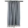 thumbnail image 3 of French Blue Herringbone Chevron Throw, 3 of 6