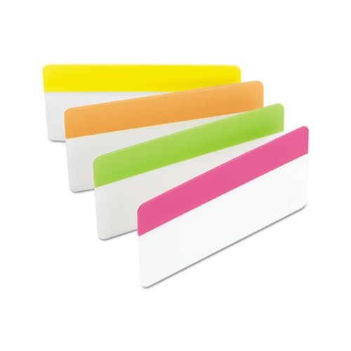 Tabs 1/3-Cut Tabs 1/3-Cut Tabs, Assorted Brights, 3" Wide, 24/Pack