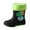Green, variant on Fozruso Kids Shoes Short Rain Boots For Womens Ankle Rainboot Slip On Garden Boot Rubber Shoes,Sizes 10(3.5-4 Years)