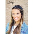 thumbnail image 4 of Motique Accessories 1 inch Vegan Leather Headband for Women and Girls (Black), 4 of 7