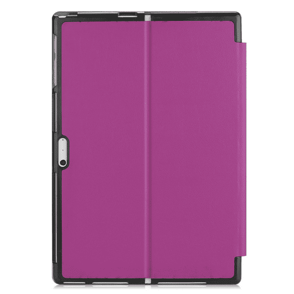 For Microsoft Surface Pro4/5/6/7 Stand Cover Pen Holder 12.3" Tablet Lightweight Hard Shell (Purple)