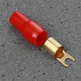 thumbnail image 1 of BESTYASH 5 Pairs Electrical Spade Connectors Copper Red for Enhanced Audio Connections, 1 of 8