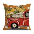 thumbnail image 2 of Isvgxsz Fall Pumpkin Pillow Covers Flower Pumpkins Throw Pillow Covers 18x18 Thanksgiving Farmhouse Autumn Pillowcase Fall Decorative Pillows for Couch Sofa, 2 of 6