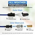 thumbnail image 3 of Candado de Cable de Seguridad para DocksLocks Resistente al Clima, 7.6 m con Llaves, 3 of 9