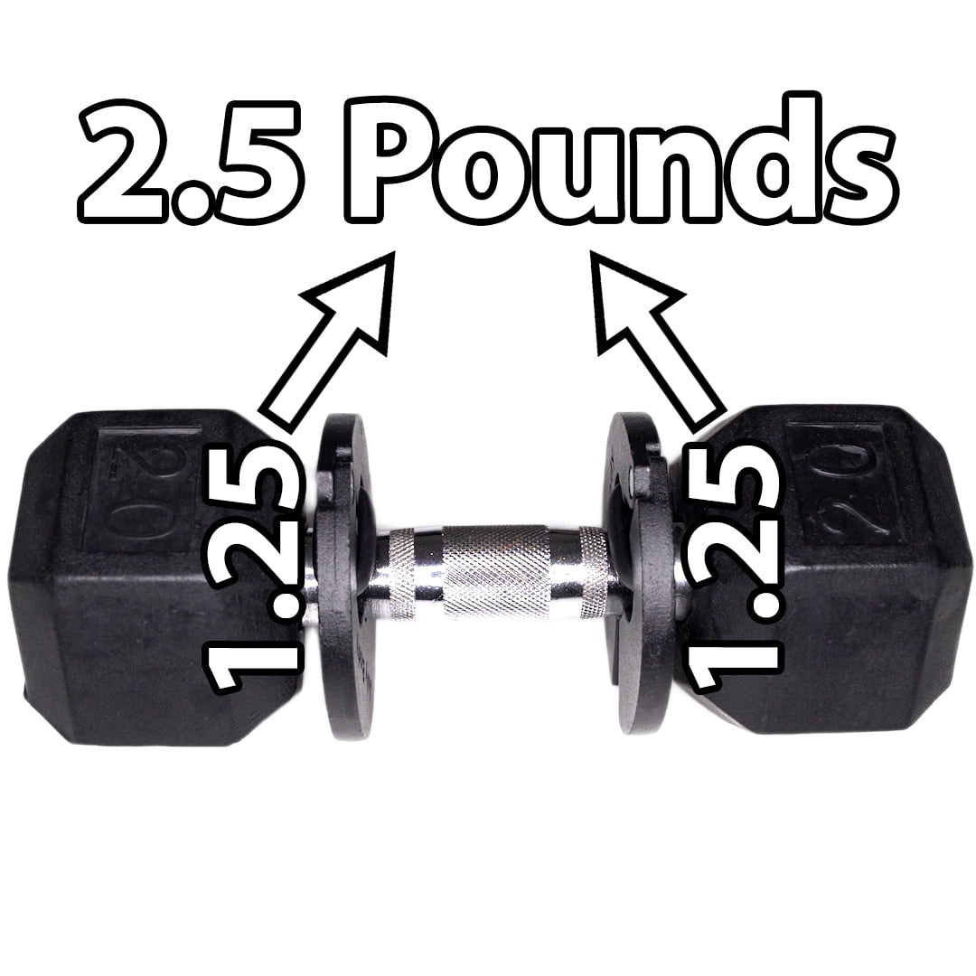 July Body 1.25 Pound Weight Clips – Adds 2.5 Total Pounds - For Dumbbells, Kettlebells, and Barbells -  Dumbbell Add Weight - Dumbbell Weight Clips - Weight Clip - Fractional Weight Plate
