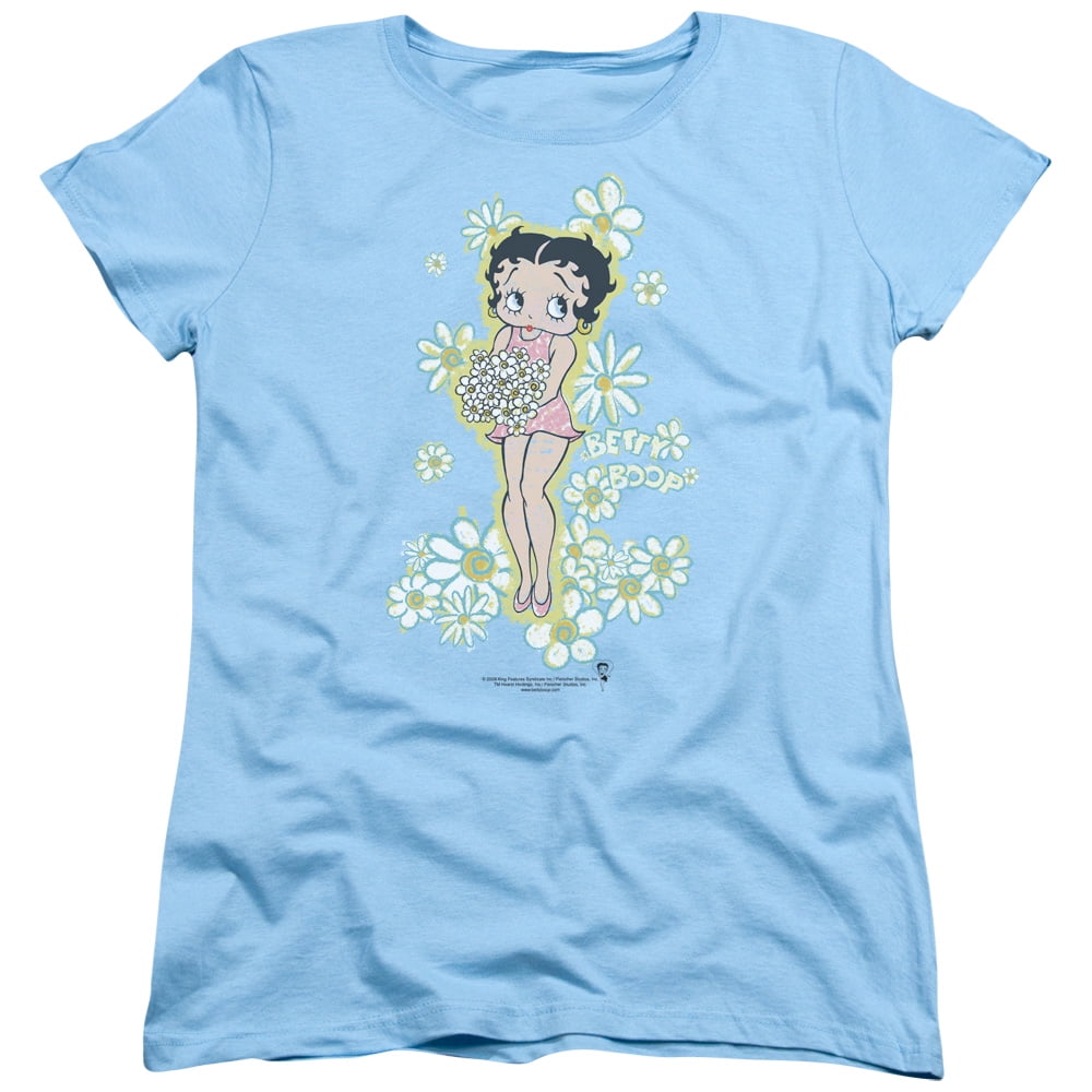 Betty Boop Flowers S/S Women's T-Shirt 