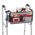 thumbnail image 4 of SupreGear Foldable Walker Basket Bag, Large Organizer with Cup Holder, Anti-Tip, Floral, 4 of 10