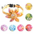 thumbnail image 5 of Popvcly Floral Cat Collar Kitten Collar Cat Collars for Girl Cats Cat Collars for Boy Catscat Collars Breakaway Gps Cat Tracker Kitten Collar with Bell Cat Collars, Harnesses & Leashes, 5 of 9