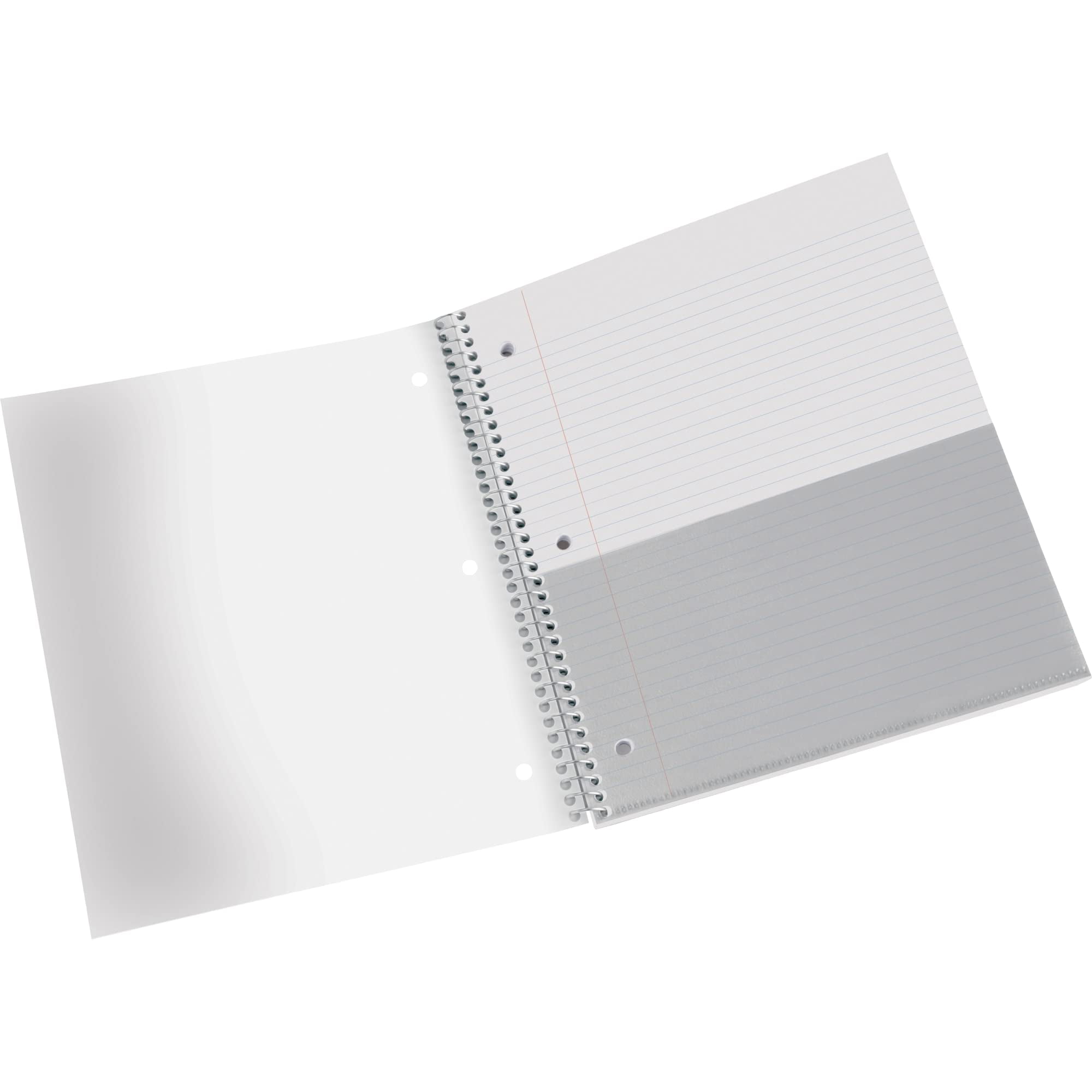 Office Depot® Brand Stellar Poly Notebook, 8-1/2" x 11", 5 Subject, College Ruled, 200 Sheets, Blush