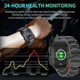 thumbnail image 3 of New Smart Watch 1.96 Inch Screen 420 MAh Bluetooth Call Voice Assistant Watch Sports Fitness Waterproof Smartwatch For Adult, 3 of 4