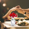 thumbnail image 5 of Crystal Roses Ornaments Valentines Day, Valentine Day Gift Table Top Decorations, Valentines Day Sign Valentine's Day Figure, Valentines Centerpieces for Tables(1PC), 5 of 6
