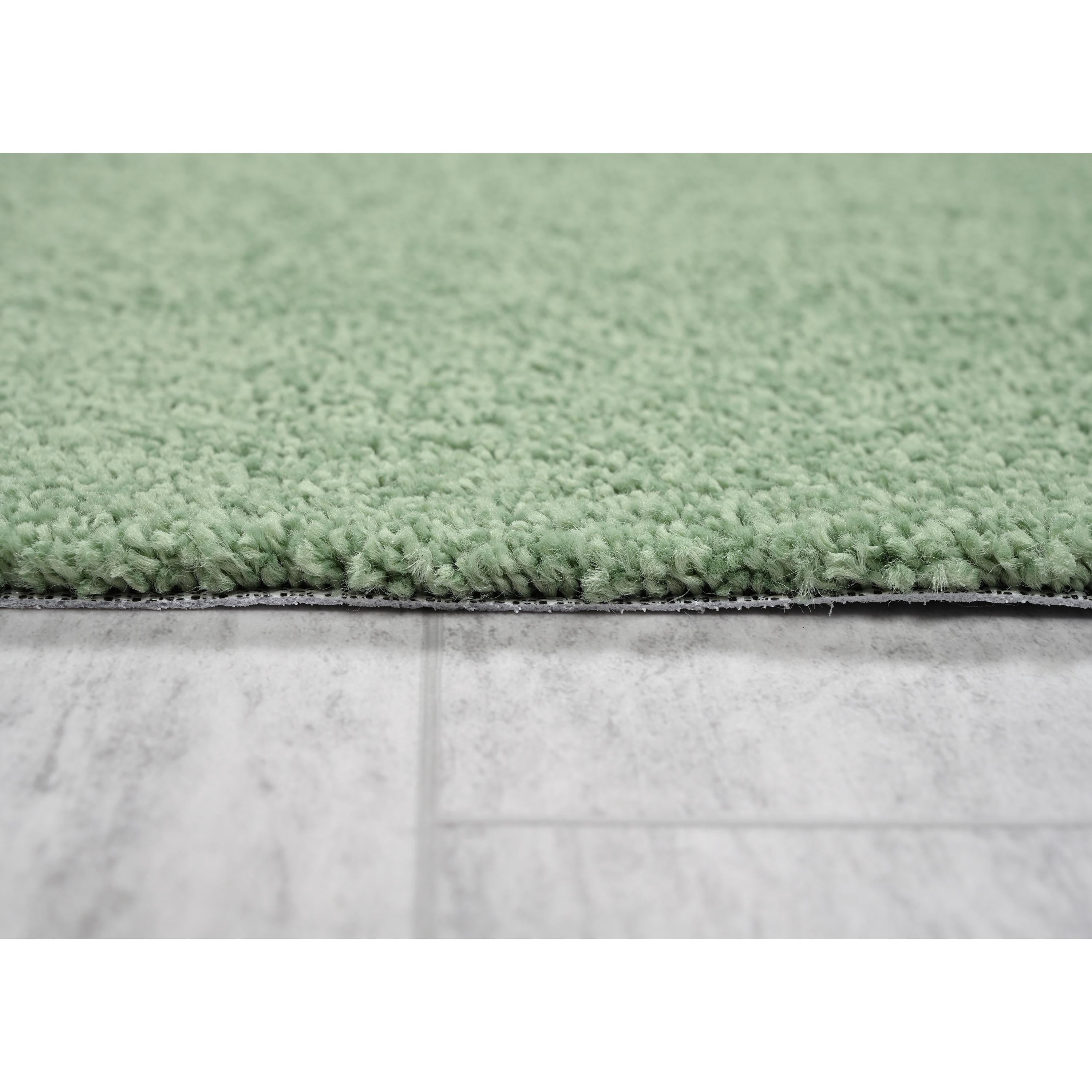 Garland Rug Gramercy Washable Polypropylene Deep Fern Bathroom Carpet, 4' x 6'