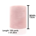 thumbnail image 4 of Tela de organza para eventos, rollo de tul, ideal para decoración de bodas, tutu, baby shower, fiestas de compromiso y boda, color blanco, 100 yardas, 15cm, 4 of 4