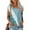 Light Blue summer tops 2023 women, variant on Dyegold Summer Tops for Women 2023 Trendy, Loose Summer Tops for Women 2023 Trendy Beach Tide Print T-Shirts Cap Sleeve Round Neck Blouses Dressy Casual ​Tops