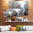thumbnail image 3 of Arbres dans un Paysage d'Hiver Blanc - Impression sur Toile, 3 of 4
