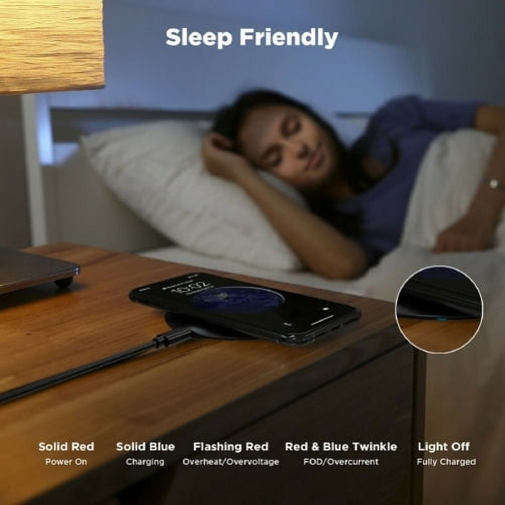 Fast 15W Wireless Charger for Samsung Galaxy S22/Ultra/Plus Phones - Charging Pad Slim Quick Charge Compatible With Samsung Galaxy S22/Ultra/Plus
