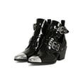 thumbnail image 5 of Women Metallic Cap Toe Cutout Ankle Booties 19219, 5 of 6