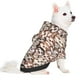 thumbnail image 2 of Fotbe Brown Sloth Sudadera con Estampado para Perros Pequeños – Suéter con Capucha para Mascotas, Tela Suave de Forro Polar con Bolsillo-Small, 2 of 7