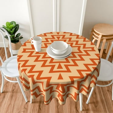 Efavormart 120" Peacock Teal Round Polyester Tablecloth With Gold Foil ...