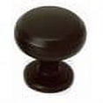 thumbnail image 2 of Traditional Round Knob, Chocolate Bronze, 1.25" H x 1.25" W x 0.88" D, 2 of 3