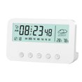 thumbnail image 1 of Reloj Despertador Con Pantalla Digital Lcd Reloj Despertador Portátil De Estilo Minimalista Con Sensor De Temperatura Y Humedad Función De Repetición Para El Dormitorio Sala De Estar Oficina Speravity HA019346-00, 1 of 6
