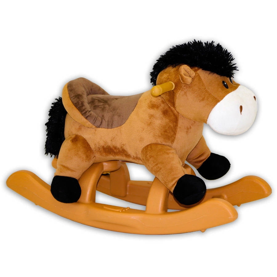 wooden rocking horse target