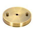 thumbnail image 4 of Kit de dosel de luz Uxcell de 120mm 4.7 pulgadas Placa de colgar de techo Bronce dorado 2 paquetes, 4 of 5