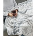 thumbnail image 3 of Madison Park Sachi Oversized Faux Fur Throw Grey 60x70, 3 of 3