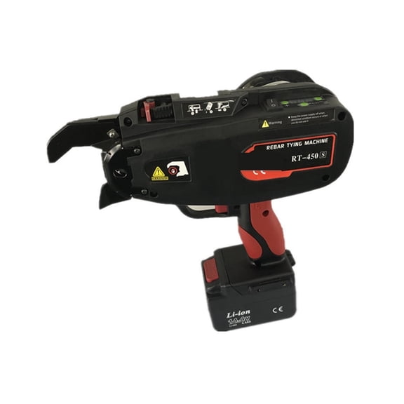 4-45mm Rechargeable Steel Bar Rod Tying Binding Machine, Handheld Automatic Rebar Tier Wire Rebar Binding Tool RT450S ,Comprehensive Strapping Machine