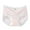 Pink, variant on Sunvit-Panties Womens Cotton Mid-Waist Panties with Lace Trim - Light Blue, Size L, Breathable Daily Wear for All-Day Comfort