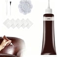 thumbnail image 2 of 20ML Leather Repair Gel, Brown Scratch Remover Cream, Furniture Car Seat Shoe Bag Restorer, Vinyl Repair Kit for Couches, Leather Restoration Paste, E, 2 of 8