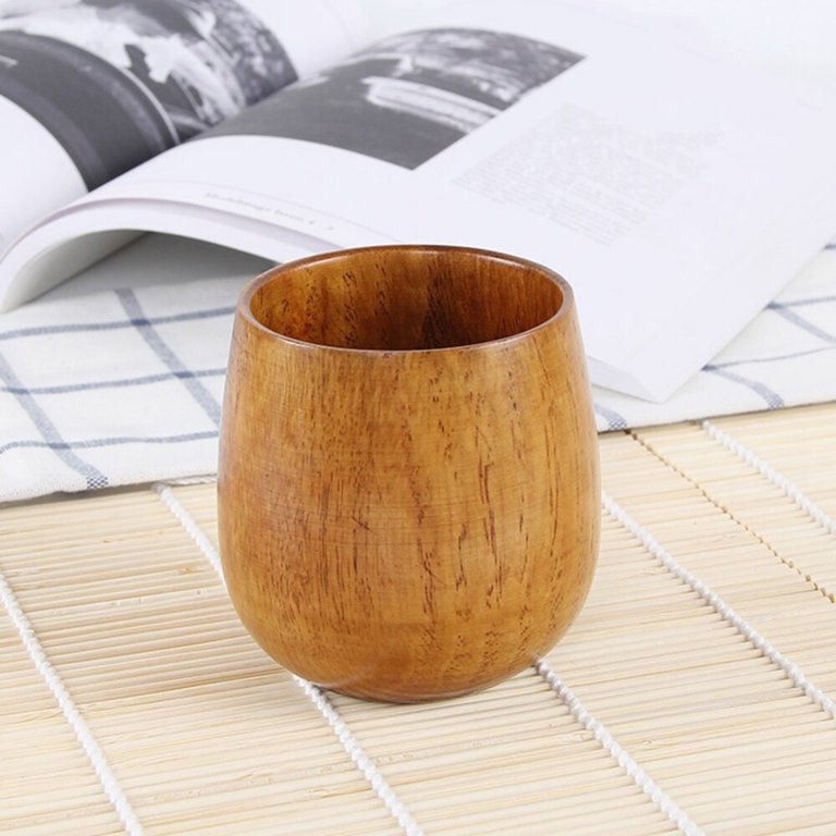 Wooden Big Belly Cups Handmade Natural Spruce Wood Cups – NILE