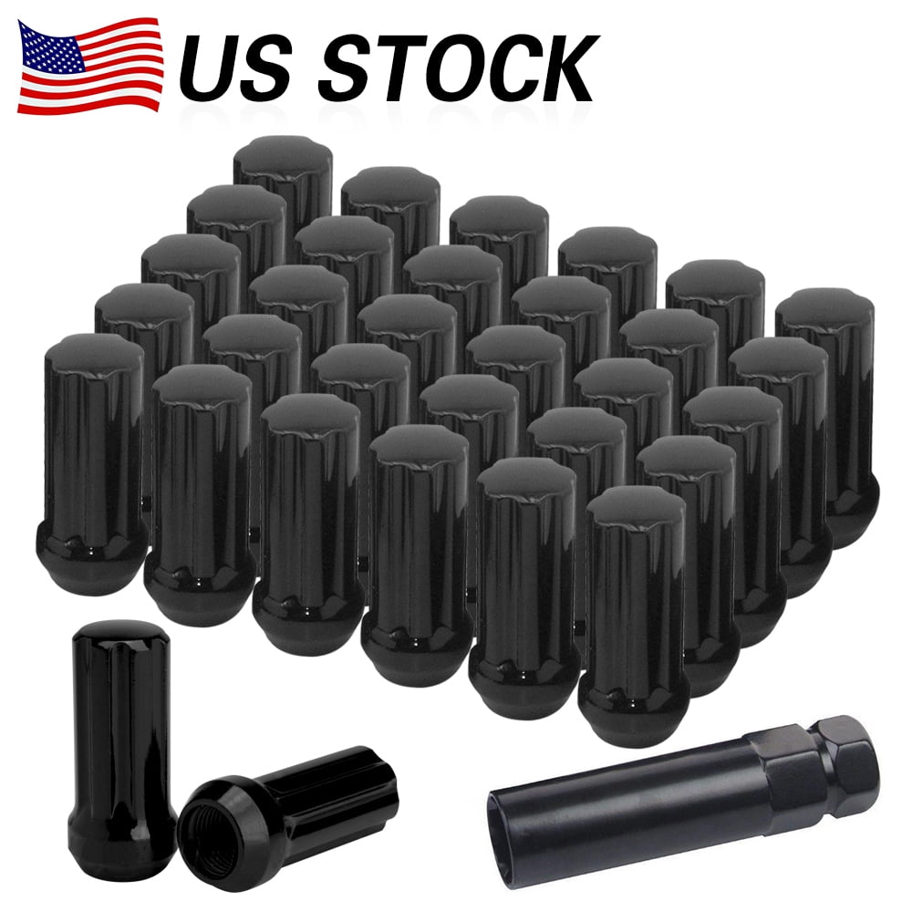 Car & Truck Lug Nuts & Accessories 32 Chrome Spline 14x1.5 Lug Nuts for