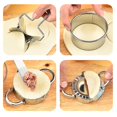 thumbnail image 3 of Stainless Steel Dumpling Maker Dumpling Wrapper Dumpling Mold,pie Maker Tool Ravioli Press Dough For-large Dumpling Mold Qyroadwolf, 3 of 5