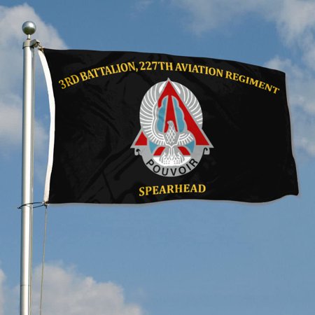 3rd Battalion, 227th Aviation Regiment Spearhead 1st Cavalry Division US Army Flag 3x5Feet Outdoor Indoor Decoration Flag with Brass Grommets