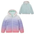 thumbnail image 4 of Rokka&Rolla Girls' Reversible Jacket Fleece Lined Puffer Coat, 4 of 12