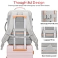 thumbnail image 2 of UKEIN Travel Backpack for Women Carry on Backpack Flight Approved 40L Personal Item Backpack Water Proof Backpack with Packing Cubes and Shoe Pocket, 2 of 8