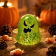 thumbnail image 2 of FufuCrick Ghost Squishy, Glow in the Dark Ghost Fidget Toys 3.35x2.56x2.76 Inch Halloween Stress Balls for Halloween Decor, Sensory Tools for Halloween Party Favors Green, 2 of 8