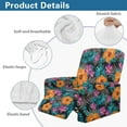 thumbnail image 5 of Xixirimido Orange Hibiscus Plumeria Pattern Recliner Chair Cover, 4-Pieces Stretch Recliner Covers for Recliner Chair Soft Reclining Chair Slipcover Furniture Protector for Pets Kids, 5 of 8