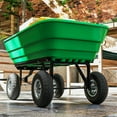 thumbnail image 2 of Outsunny Roues de Chariot Pneumatiques de 10 Pouces, Ensemble de 4 pour Chariots, Camions Sacs Noirs, 2 of 10
