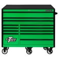 thumbnail image 2 of Extreme Tools Extreme Tools RX Series Professional 55"W x 25"D 12 Drawer Roller Cabinet 150 lbs slides Green, Black Drawer Pulls, 2 of 2
