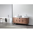thumbnail image 6 of Portree 60" Walnut Freestanding Bathroom Vanity, 6 of 9