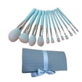 thumbnail image 2 of Blue Composite Makeup Brush Set with Premium Quality and Comfortable Handle 12pcs, 2 of 3