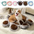 thumbnail image 1 of Cama para perros y gatos Paw Pet Creatives, 70x60cm, de forro polar lavable y cómodo, ideal para todas las estaciones. Para mascotas pequeñas y medianas. 1 un Rkxzt, 1 of 9