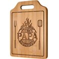 thumbnail image 1 of Tabla de cortar AceThrills Regalos para Papa Bamboo, 31,2 cm de largo x 22,1 cm de ancho, 1 of 6