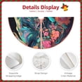 thumbnail image 3 of Bingfone Christmas Tree Skirt Mat Christmas Decoration Interior 36" -Colorful Floral Patterned Horse, 3 of 6